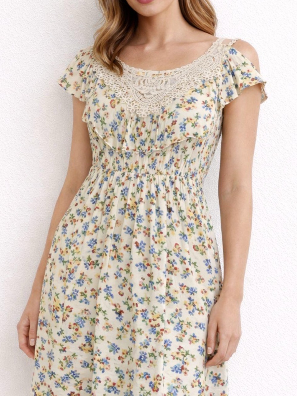 Boho‎ Chic Floral Print Dress